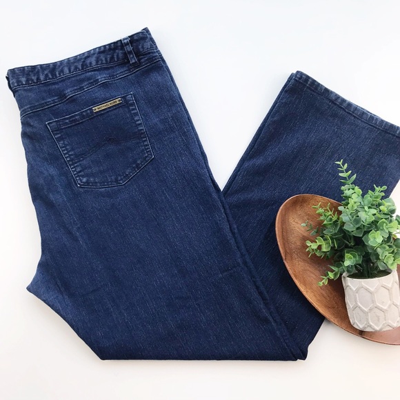 Michael Kors Denim - Michael Kors Jeans Dark Wash Straight Leg Plus